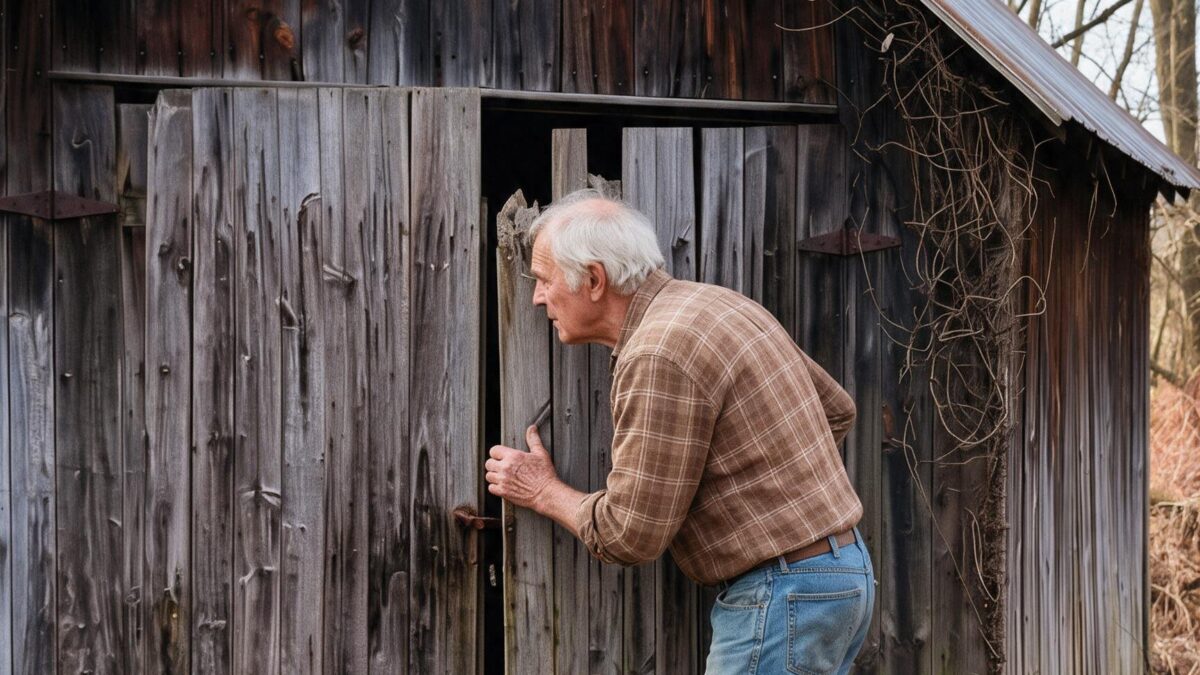 for 33 years, his wife begged him never to open the locked barn behind their nebraska farmhouse — eleven days after her funeral, he found the key and learned the son he buried had never been dead
