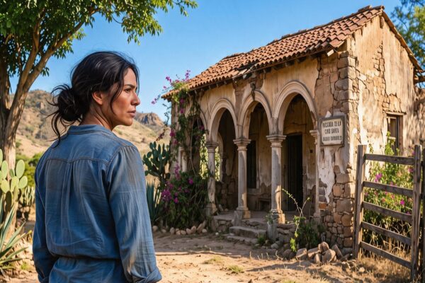 after her brother inherited the family fortune, she was left only a ruined desert hacienda — then she opened one wall and found the inheritance their mother had hidden from greed