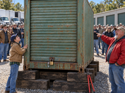 The Auction Laughed When a 12-Year-Old Spent His Bicycle Money on a Padlocked Storage Unit — Days Later It Was Appraised at $463,000