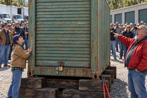 The Auction Laughed When a 12-Year-Old Spent His Bicycle Money on a Padlocked Storage Unit — Days Later It Was Appraised at $463,000