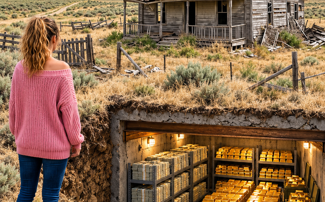 Everyone Told Her to Sell the Dead Ranch for $5,000 — Until She Heard a Hollow Sound Beneath the Floor