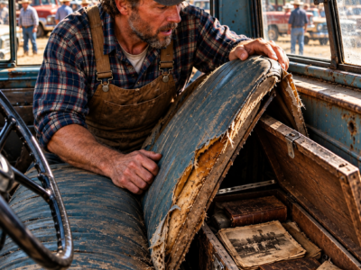 He Bought a $1,200 Farm Truck at Auction — Then Found a Locked Chest Behind the Seat