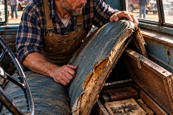 He Bought a $1,200 Farm Truck at Auction — Then Found a Locked Chest Behind the Seat
