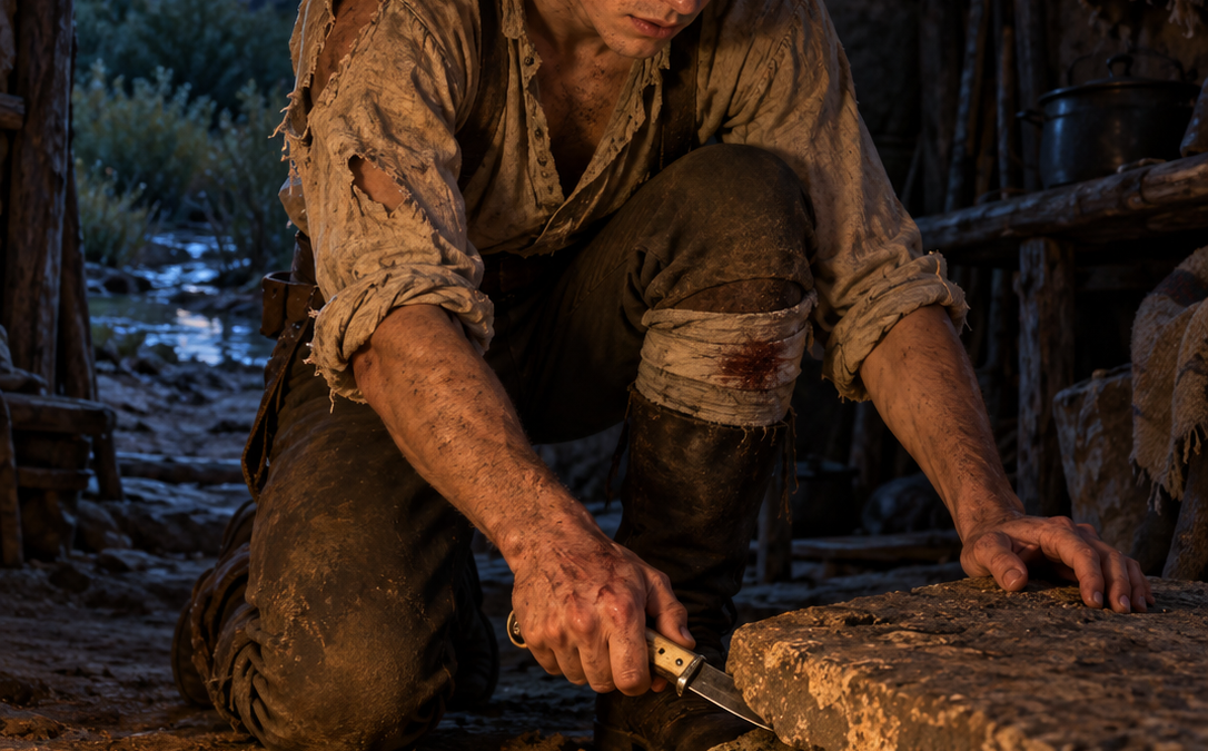 They Took His Horse, His Rifle, and Left Him to Die in a Canyon—But Eighteen-Year-Old James Foster Followed a Hidden Seep to an Abandoned Outlaw Dugout, Where One Loose Hearthstone Held Enough Gold, Names, and Betrayal to Change Dry Creek Forever